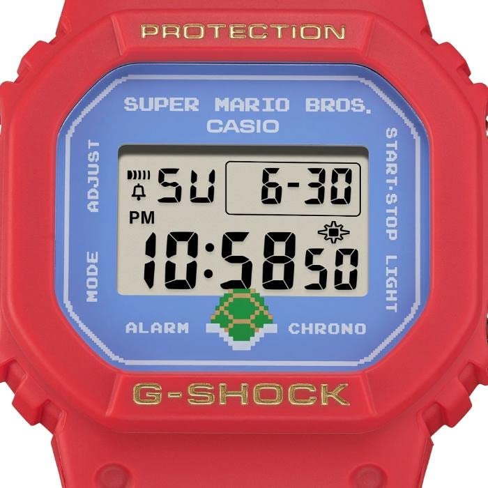카시오 지샥 G-SHOCK 슈퍼 마리오 브라더스 손목시계 DW-5600SMB-4 - 상세 이미지 3