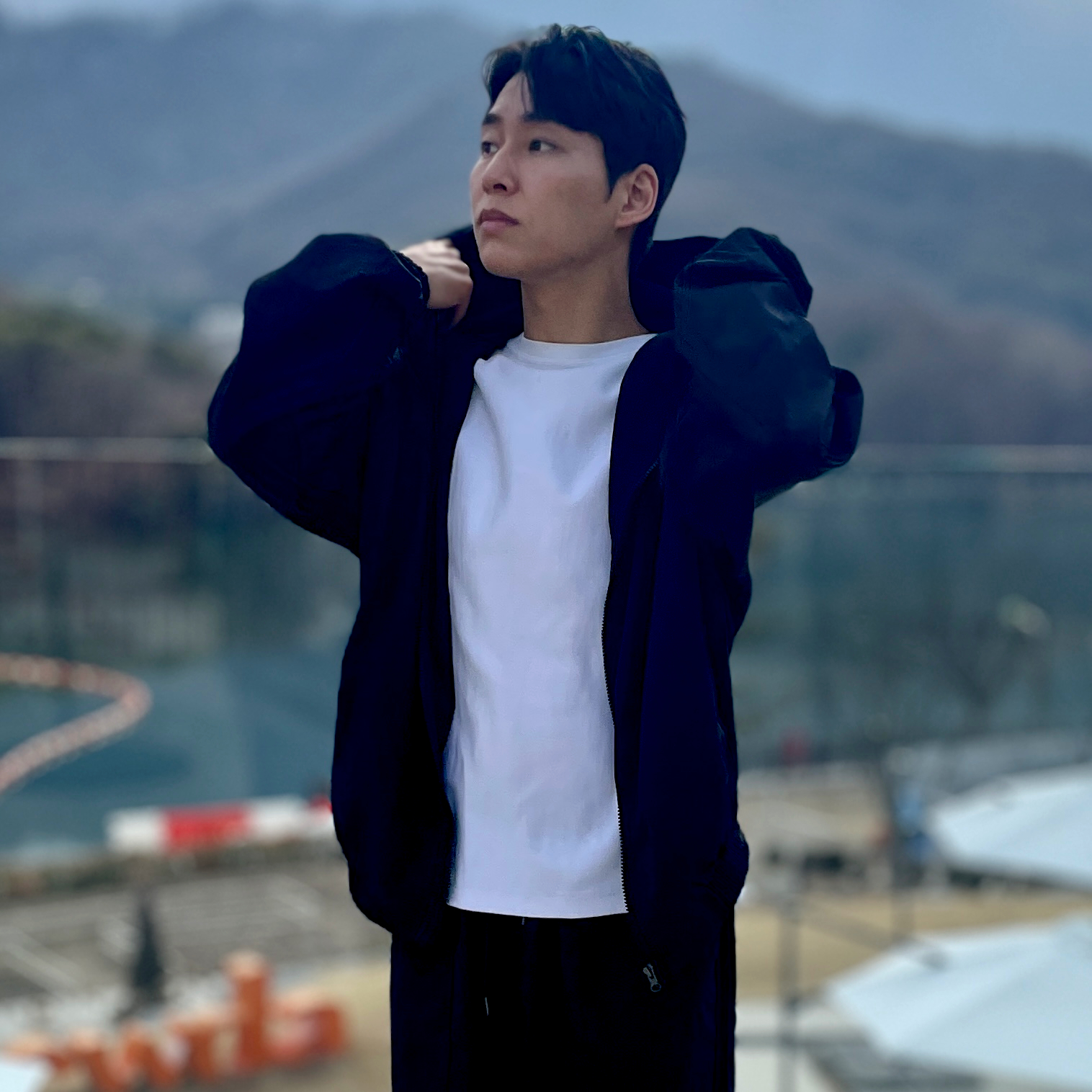러닝바람막이 나일론바람막이 고프코어 이미지 7