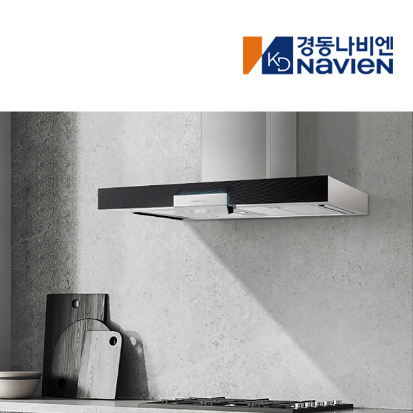 900장용 3D에어커튼 전기 인덕션 가스렌지 연동 후드(551) 블랙