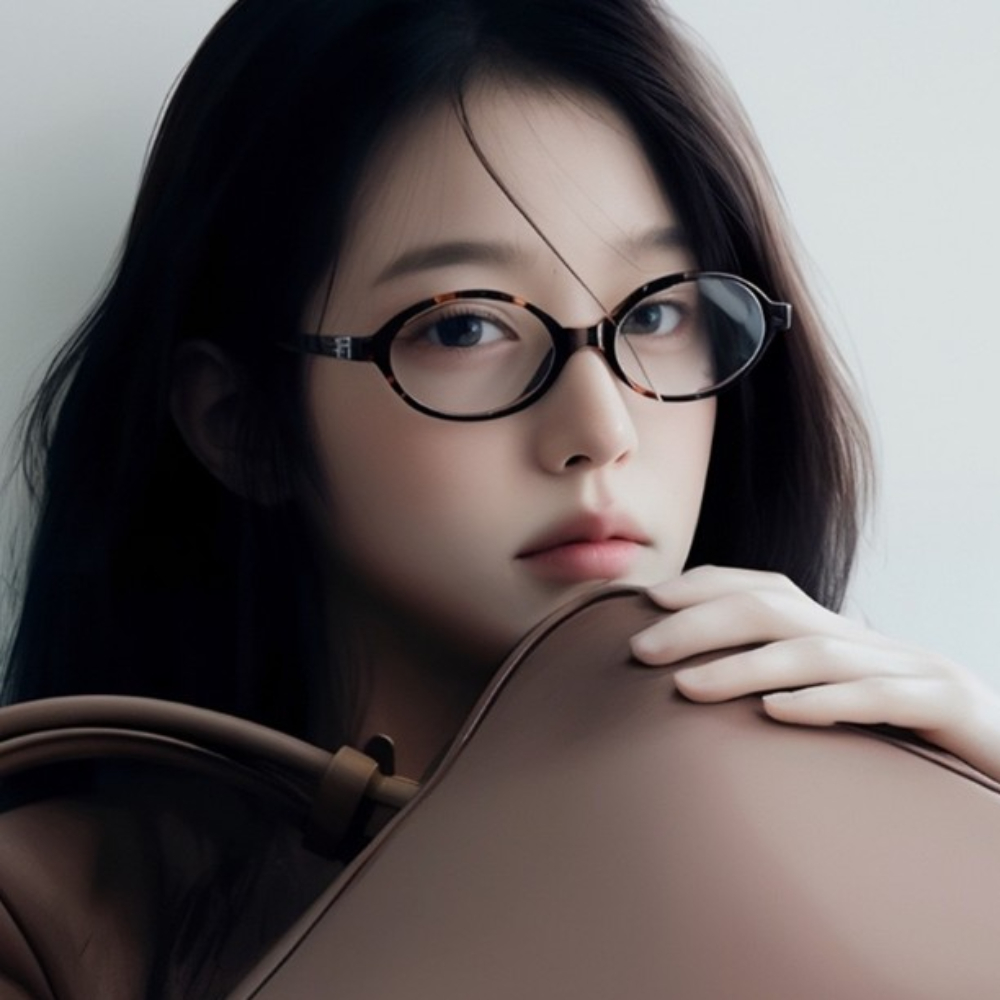 긱시크 블루라이트차단 안경 가벼운 패션 뿔테 여자 남자 투명 빈티지 안경테 TGL15 - 상세 이미지 2