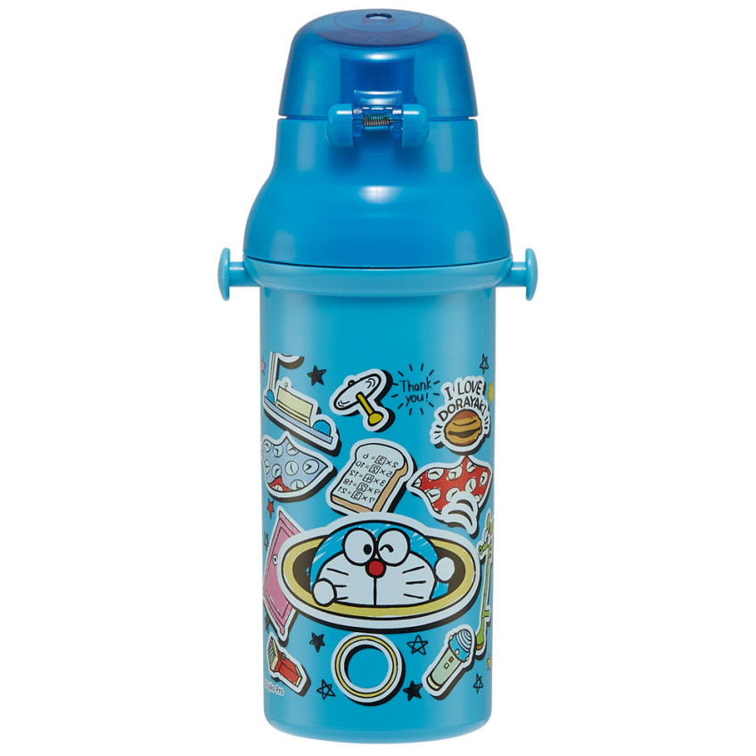 스케이터 도라에몽 스티커 캐릭터 원터치 다이렉트 보틀 480ml PSB5SANAG - 주방·식기 - 하카타몰