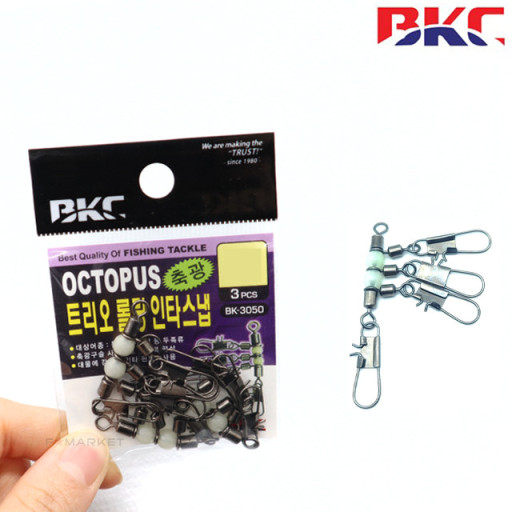 백경 문어 도래 채비 옥토퍼스 트리오 롤링 인타 스냅 S BK-3050 - 메인 이미지