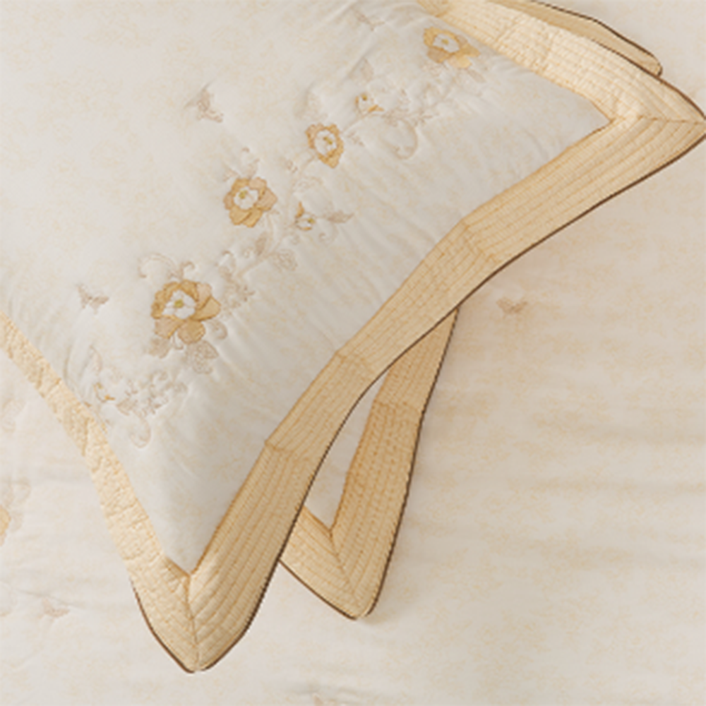 레노마홈 라렌느 자수 누비베개커버