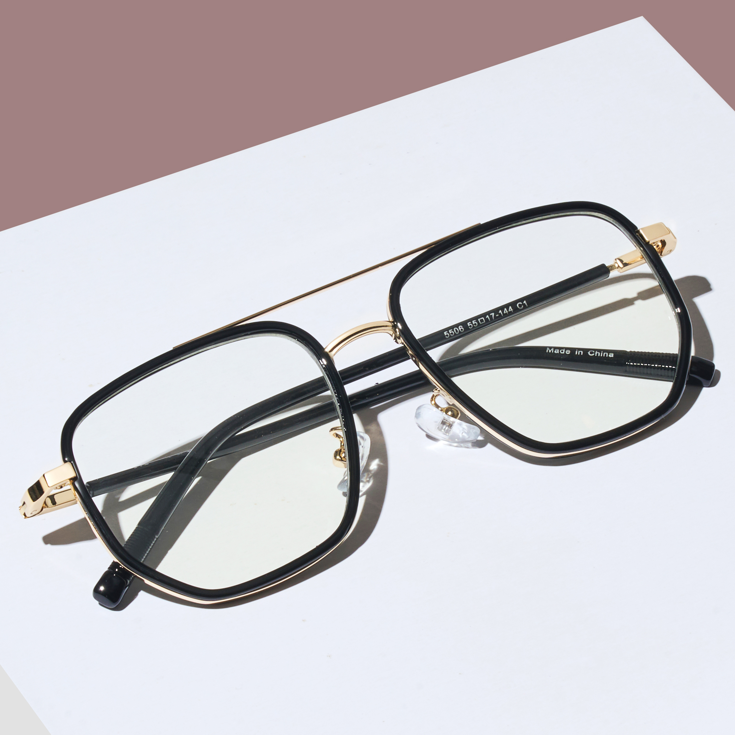 블루라이트 차단 남자 큰 빅사이즈 뿔테 패션 대두 보잉 사각 투브릿지 투명안경테