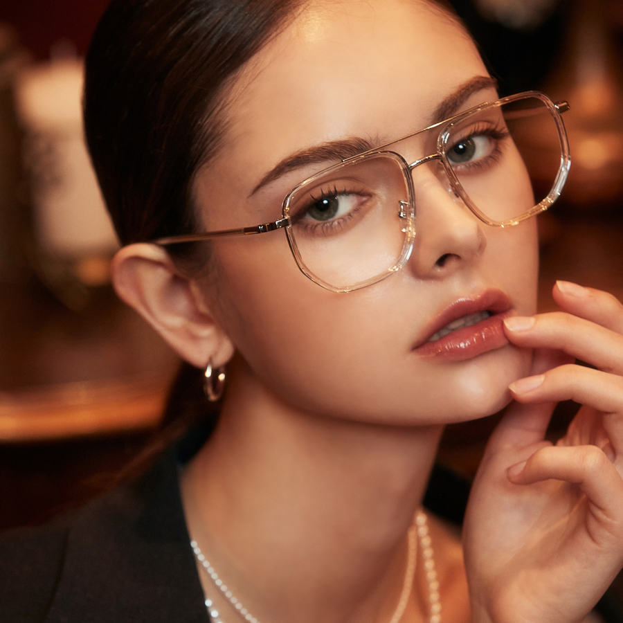 블루라이트 차단 남자 큰 빅사이즈 뿔테 패션 대두 보잉 사각 투브릿지 투명안경테