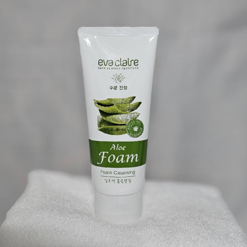 에바끌레르 저자극 성분 식물성 자연성분 함유 수분가득 알로에 폼클렌징180ml - 상세 이미지 3