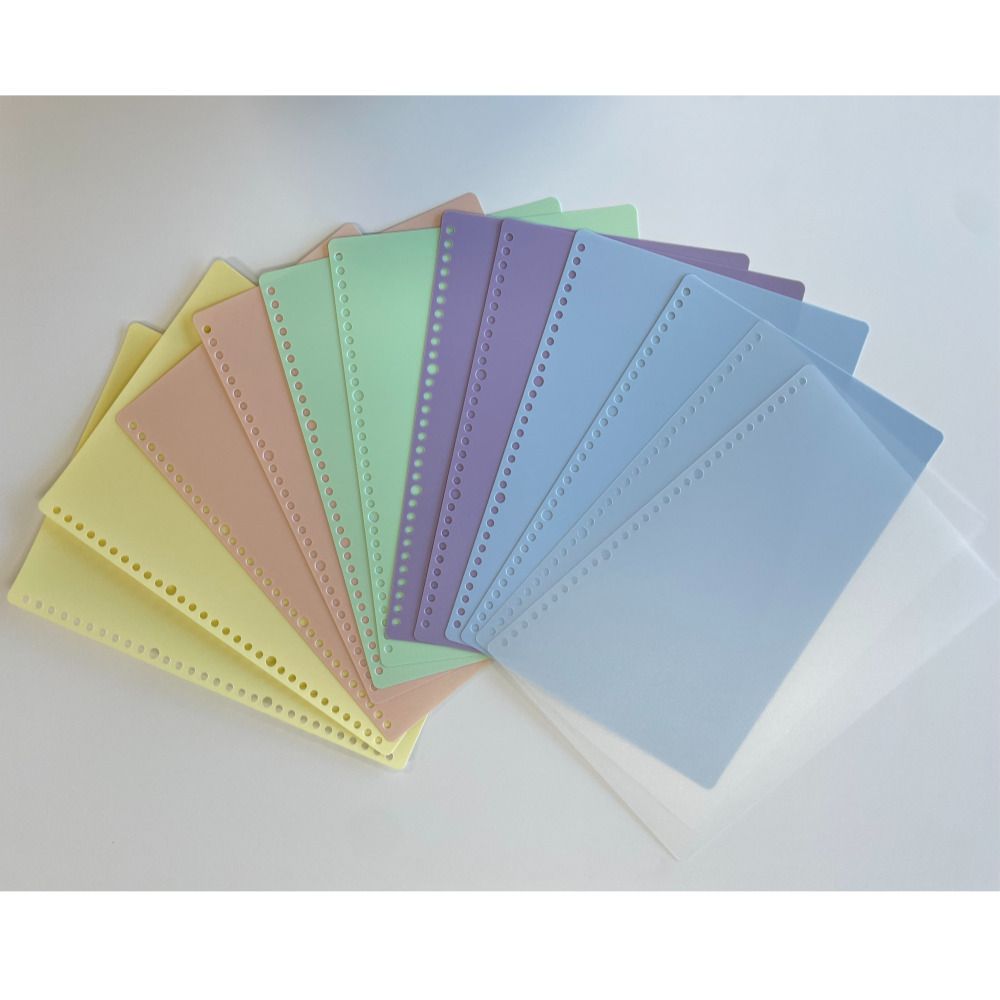 파스텔 5공 30공 루즈링 미니 노트 A4 A5 셀프제본 바인더링 루즈리프 6color - 상세 이미지 2