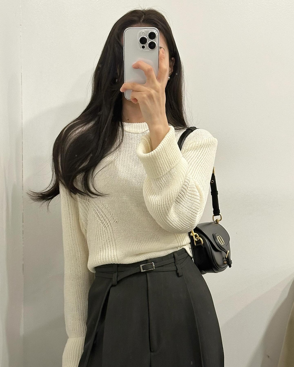 롬바 오버핏 루즈핏 레이어드 뒷트임 니트 상세 이미지 21
