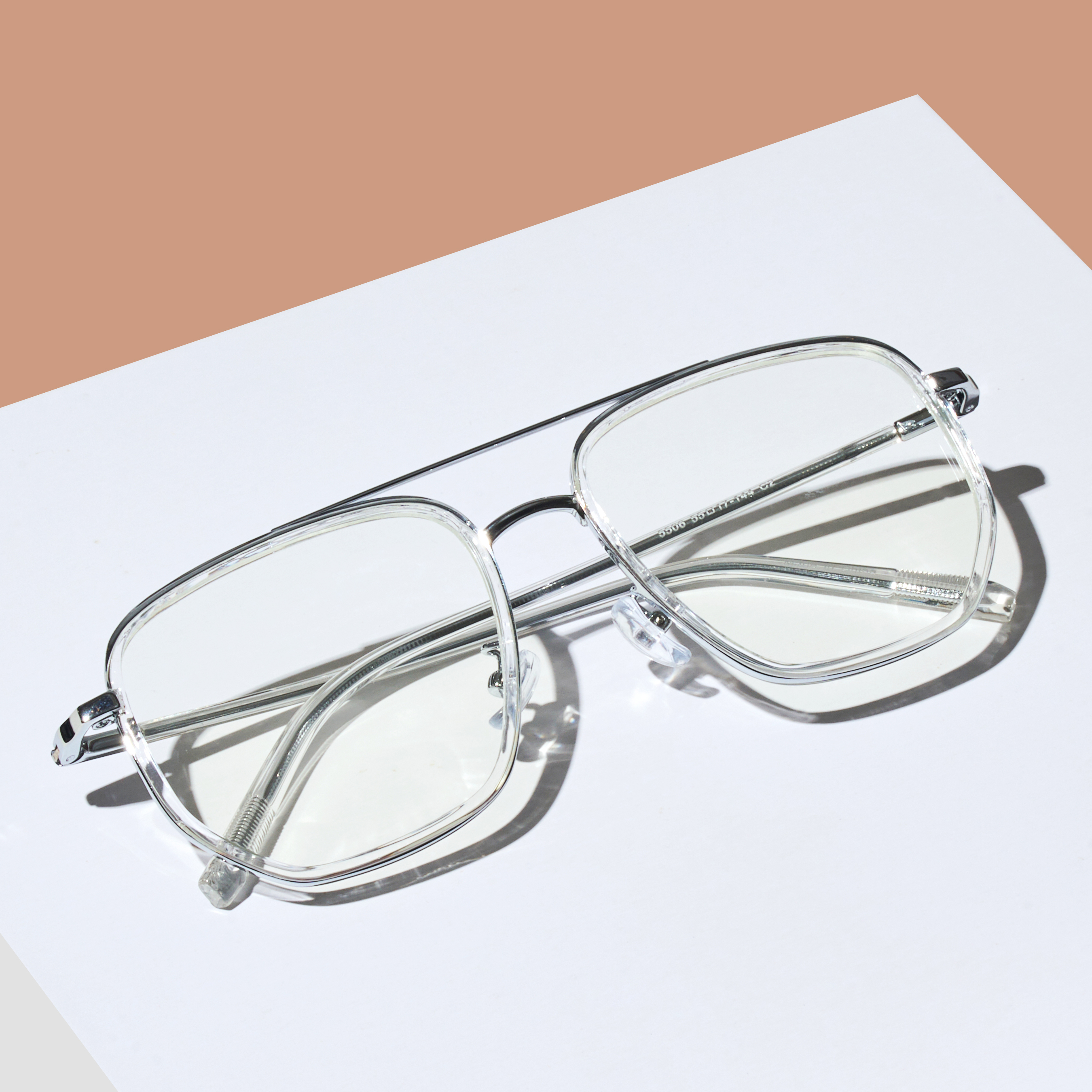 블루라이트 차단 남자 큰 빅사이즈 뿔테 패션 대두 보잉 사각 투브릿지 투명안경테