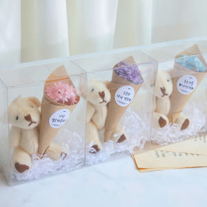 드라이 스타플라워 프리저브드 곰인형 초미니꽃다발 미니 고백선물 실사용 후기 | 효과 있을까? - 상품 이미지 4