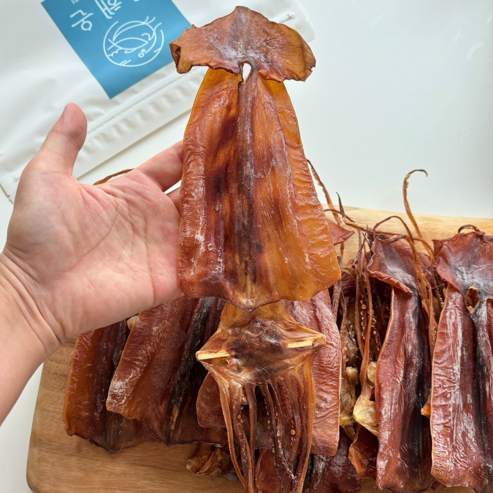 국산 쫄쫄이오징어 마른 건조 건오징어 배오징어 10마리