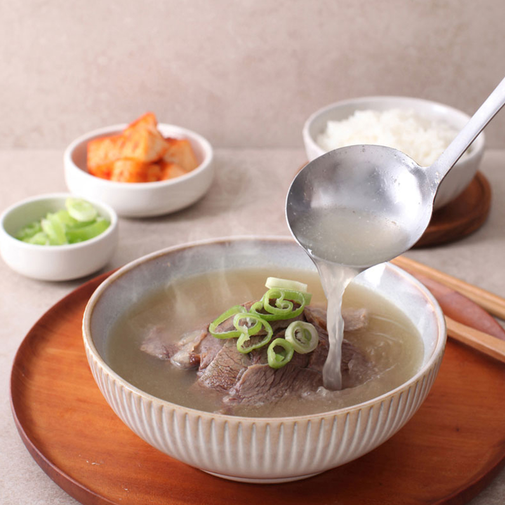 [센터합배송]고기듬뿍 나주곰탕 520g/대파넣은 맑은국물 아이아침 캠핑요리 이미지 2