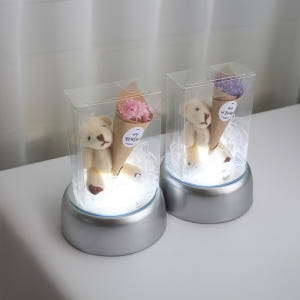 드라이 스타플라워 프리저브드 곰인형 초미니꽃다발 미니 고백선물 실사용 후기 | 효과 있을까? - 상품 이미지 3