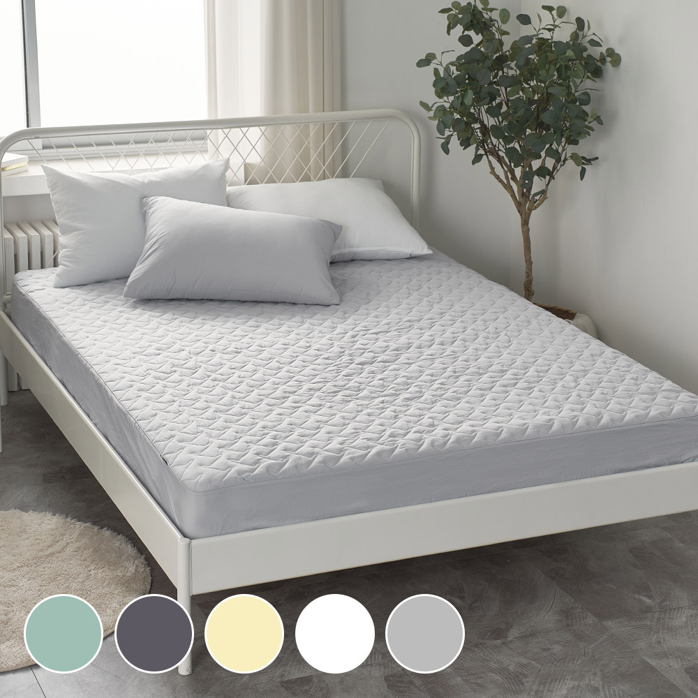 고정밴드 알러지케어 밴드형 누빔 매트리스 사계절 겨울 침대커버 SS