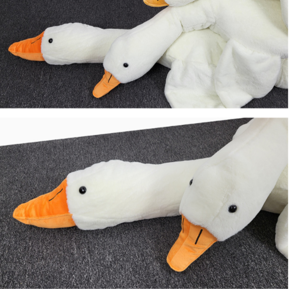 안고자는 대왕 오리인형 거대 초대형 거위인형 귀여운 모찌 애착 수면 인형 160cm - 상세 이미지 4