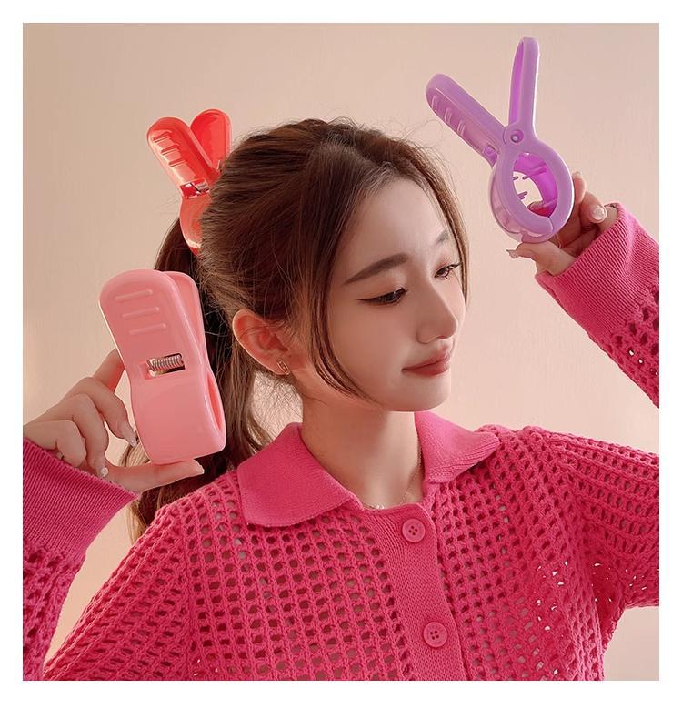 아리에티집게 마루밑아리에티 헤어 포니테일 대왕 집게핀 안아픈 머리끈 - 상세 이미지 2