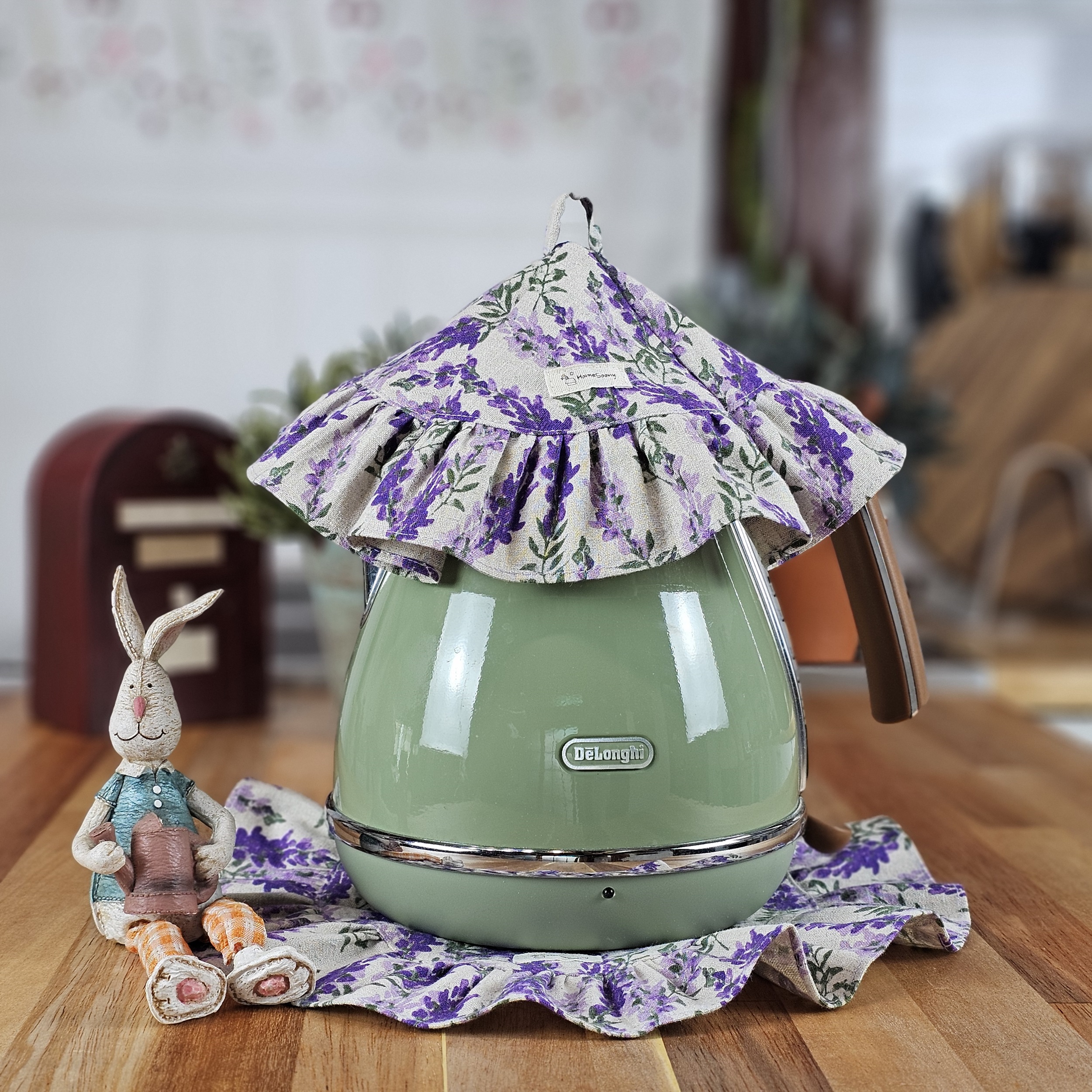 [홈카페] 커피포트덮개 린넨 패브릭 티포트커버 홈수니