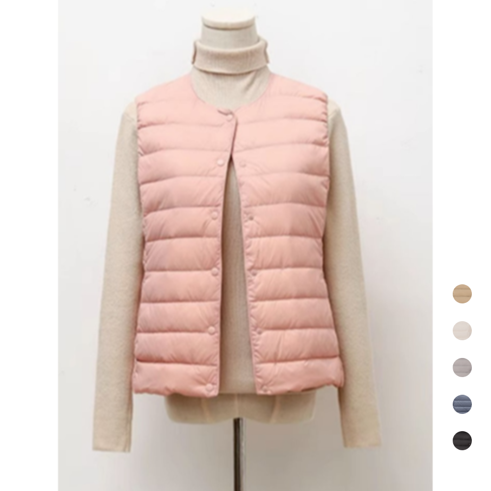 어르신조끼 골프 파크볼 등산 방풍 퀼트 여성 경량 패딩 조끼