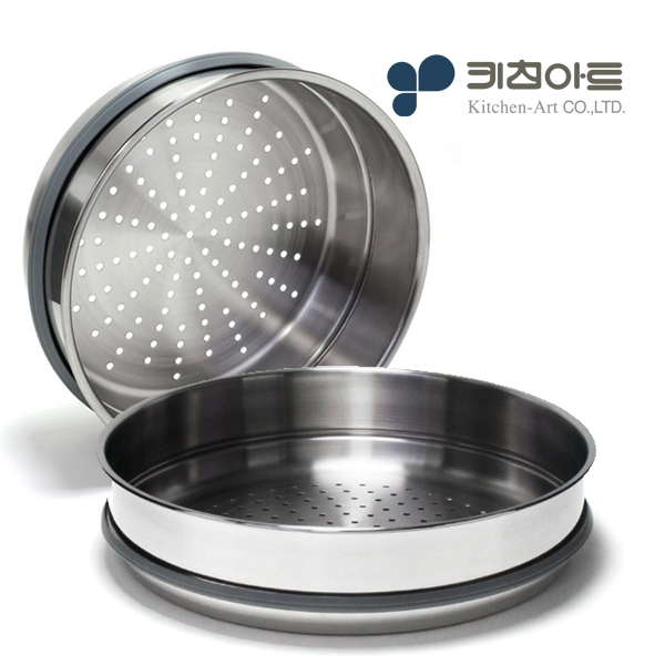 키친아트 스텐304 찜기 찜판 스티머 24cm - 상품 이미지