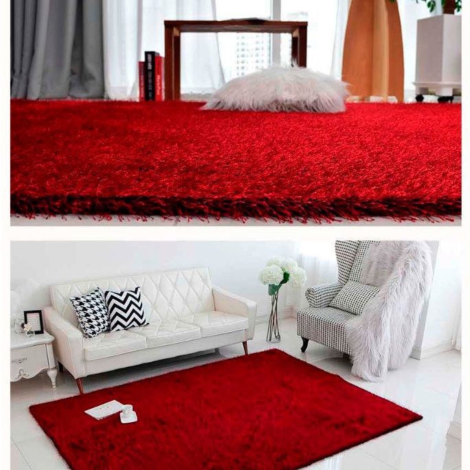 장모 카페트 겨울 거실 러그 초대형 두꺼운 카페트 230x170