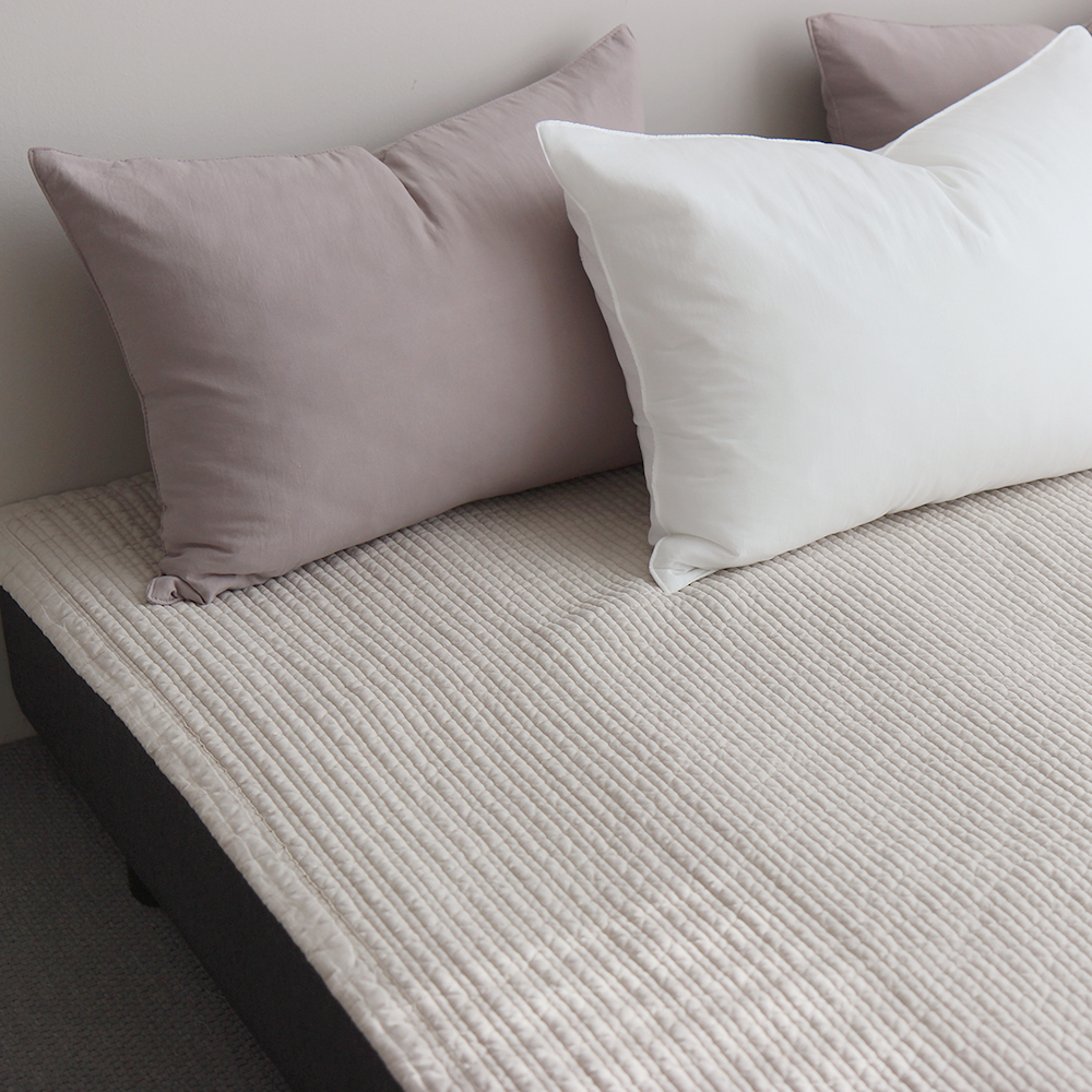 프리바토우 올웨이즈 피그먼트 워싱 순면 누비패드 3컬러