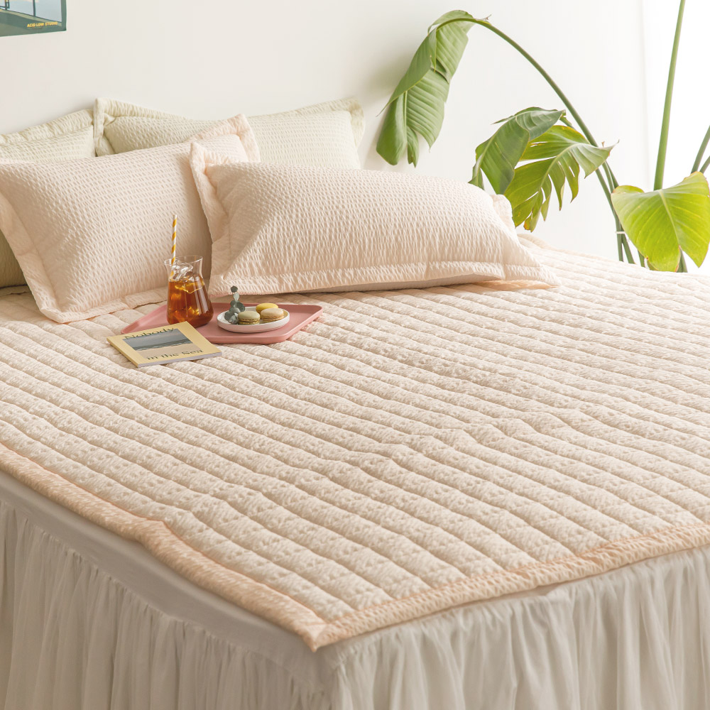 여름 시원한 시어서커 시어서커 매트리스 냉감패드 침대패드 SS