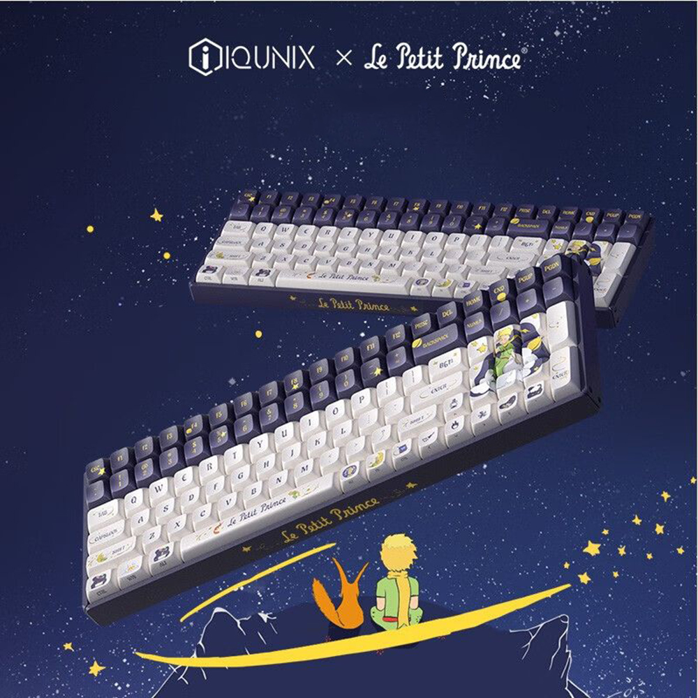아이큐닉스 IQUNIX x Le Petit Prince F97 어린왕자 키보드 무광 어린왕자 축 - 상품 이미지
