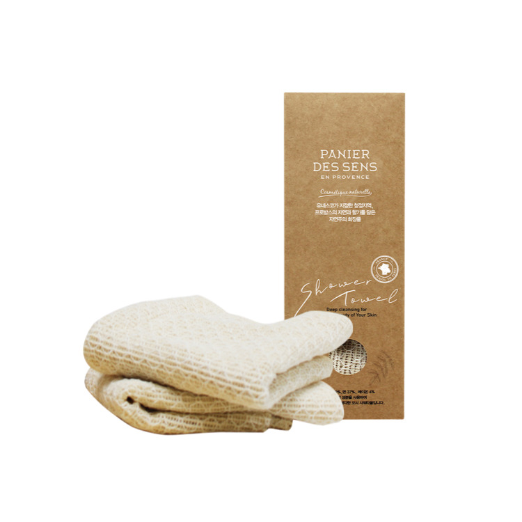빠니에데썽스 저자극 린넨 샤워타올