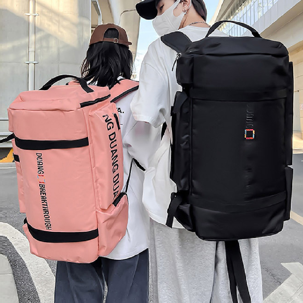 대용량 백팩 겸용 보스턴가방 나들이 외출 운동 레져 헬스 여행 배낭 건습분리 신발수납 - 상품 이미지