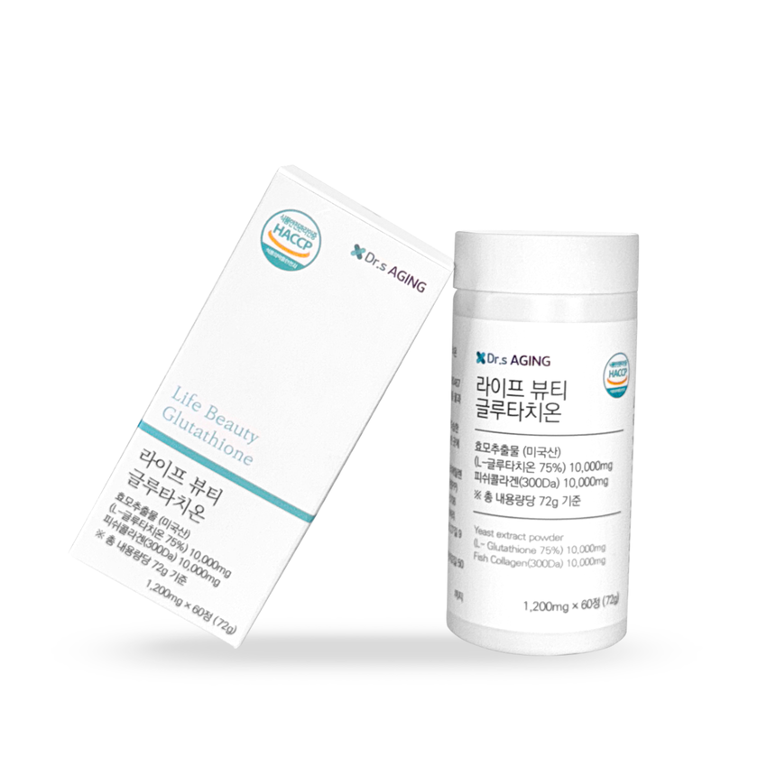 닥터스에이징 글루타치온 미국산 75% 라이프 뷰티 글루타치온 1200mg 60정, 5개 - 상세 이미지 5