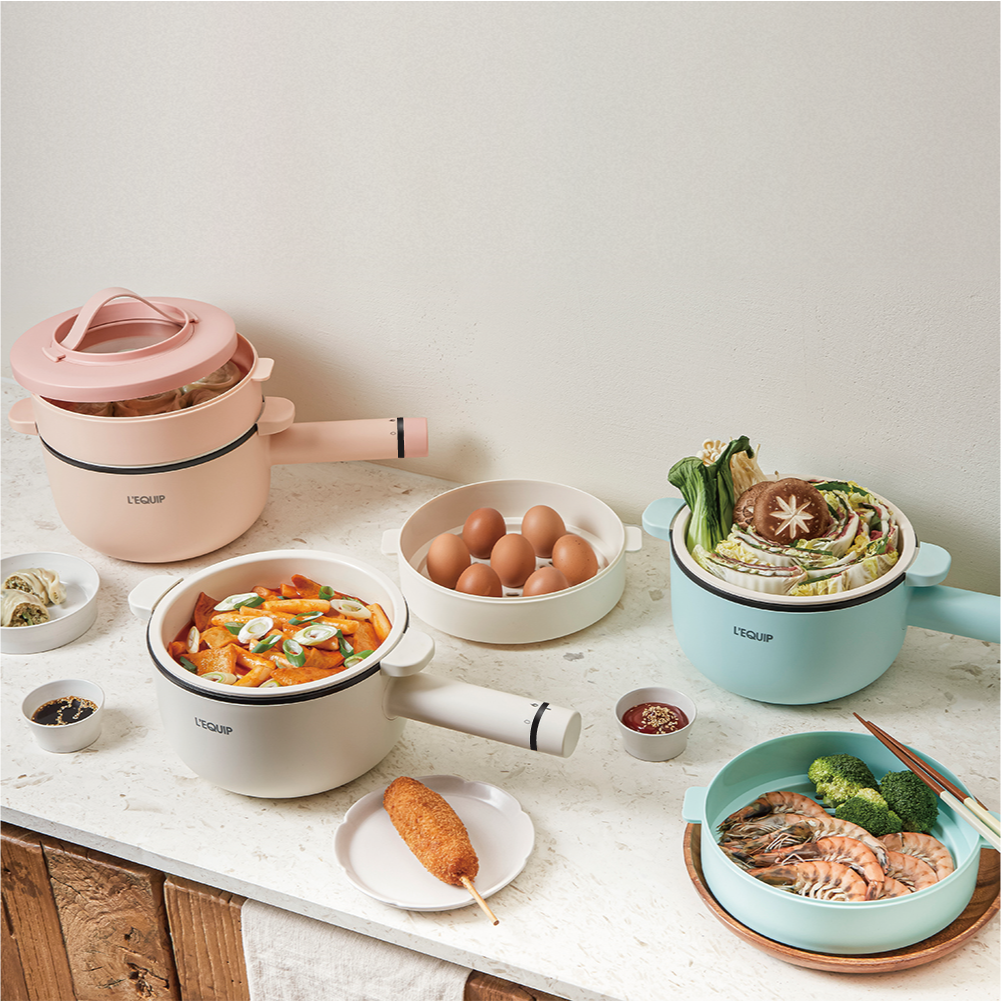 리큅 2in1 멀티쿠커 라면포트 내솥분리 찜기 전기냄비 + N포인트 5,000 적립