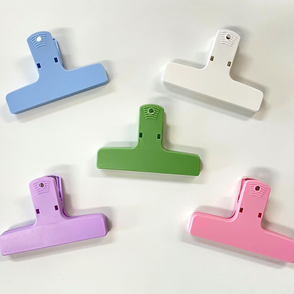 플라스틱집게 문구용 집게 다꾸 다이어리 악보 페이퍼 이름표 학용품 양면 이미지 4