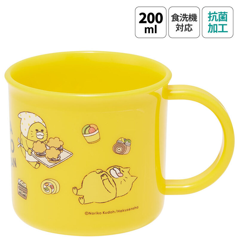 스케이터 노라네코 군단 캐릭터 식기세척기 대응 항균 플라스틱 컵 200ml KE4AAG - 하카타몰