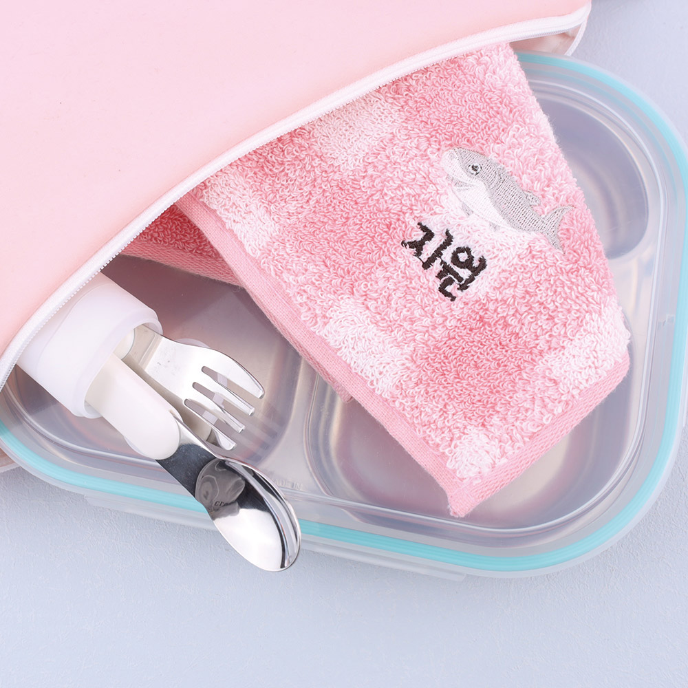 [주문제작]선염수건 송월체크 아쿠아 01 해파리 Blue - 상세 이미지 4