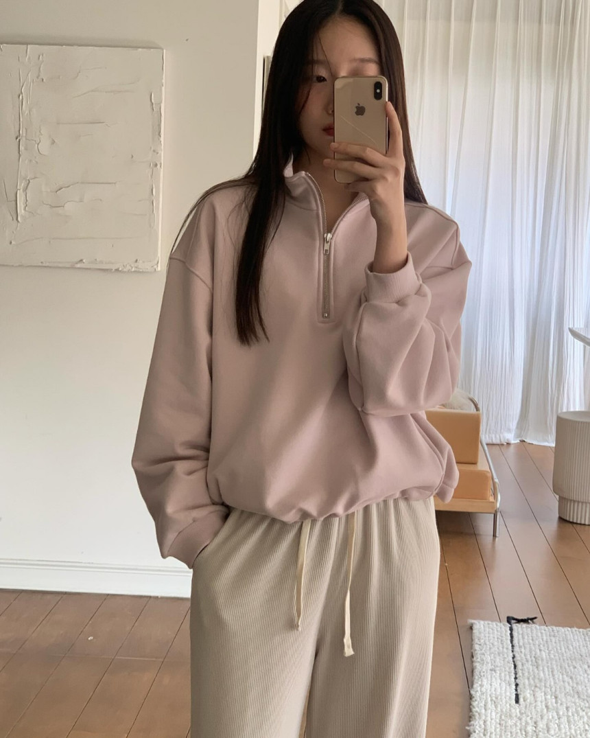 [JINSIM] 재진행 진심 릴렉스 팬츠 밴딩 일자 스판 데일리 바지 (4color)블랙당일 상세 이미지 25