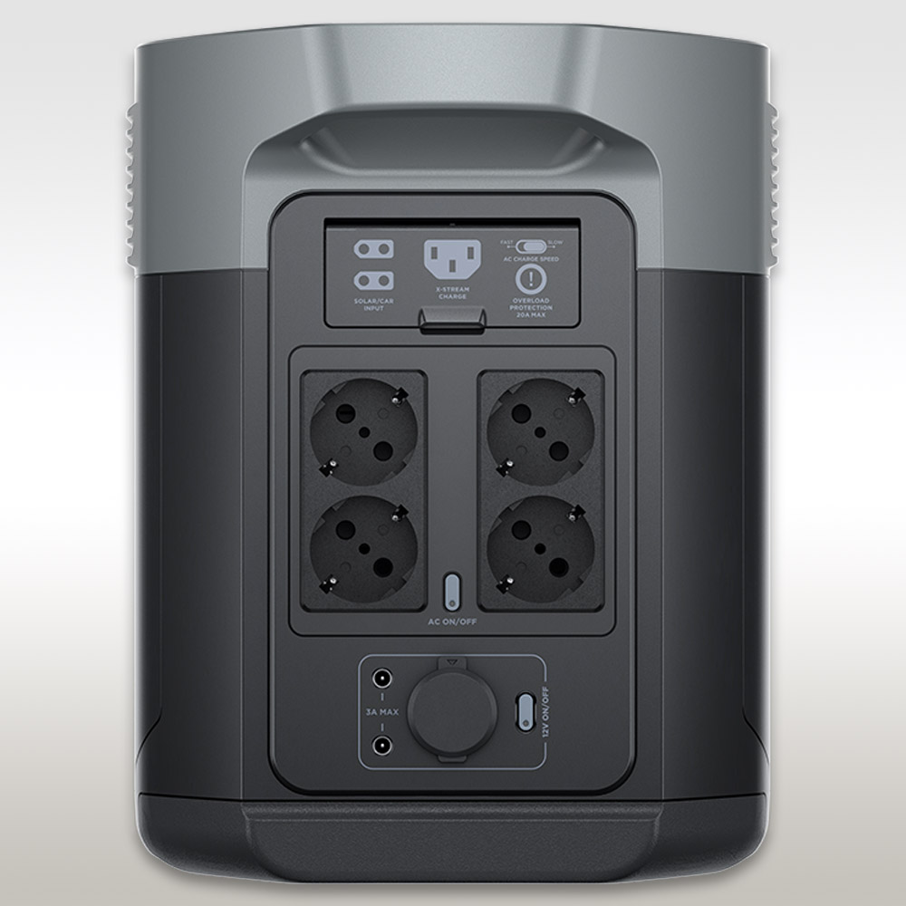 에코플로우 델타2 맥스 캠핑용 파워뱅크 2048Wh 배터리 차박 캠핑