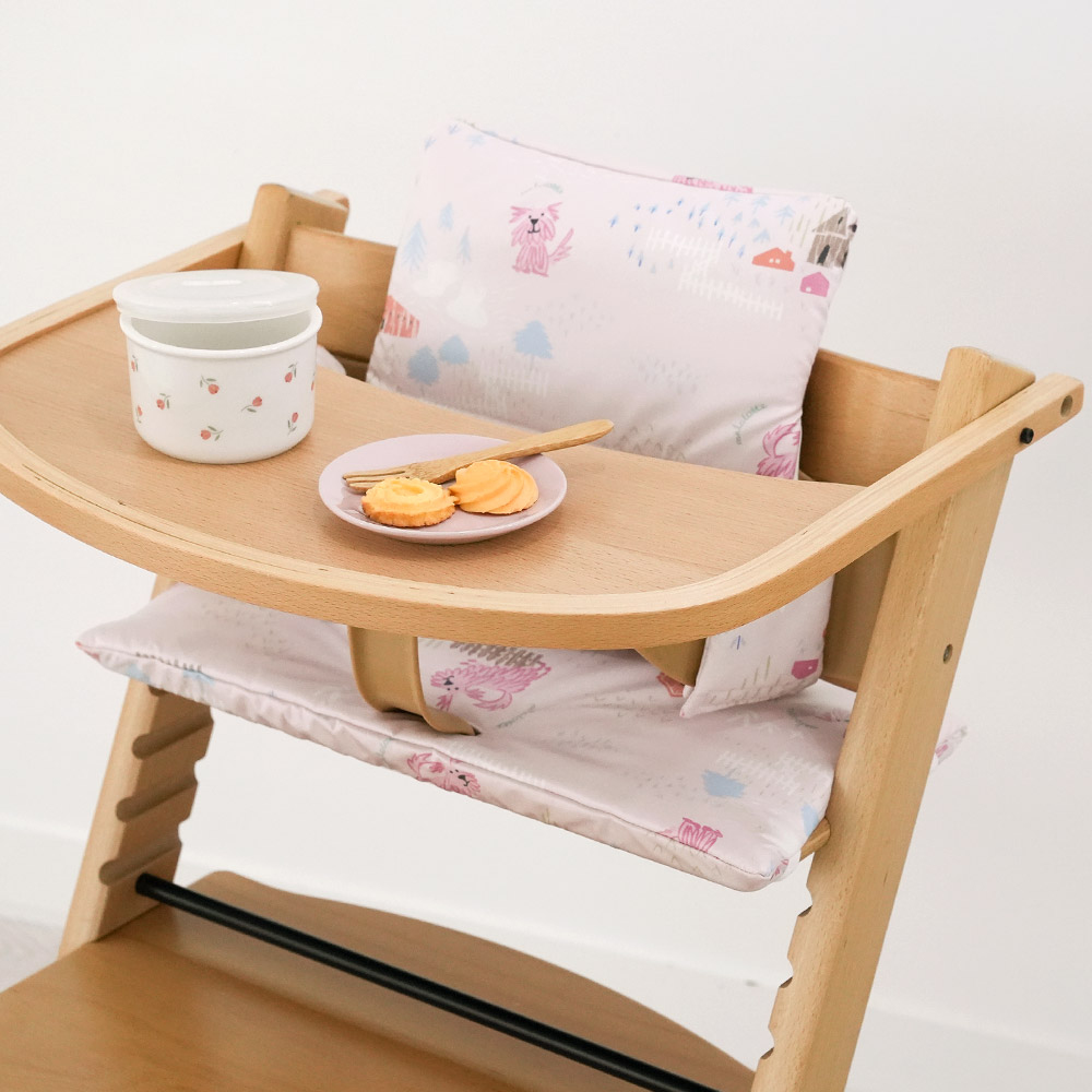 [호환] 마롤로뜨 엘마월드 트립트랩 쿠션 하네스 스토케 아기 식탁 의자 TPU 방수커버