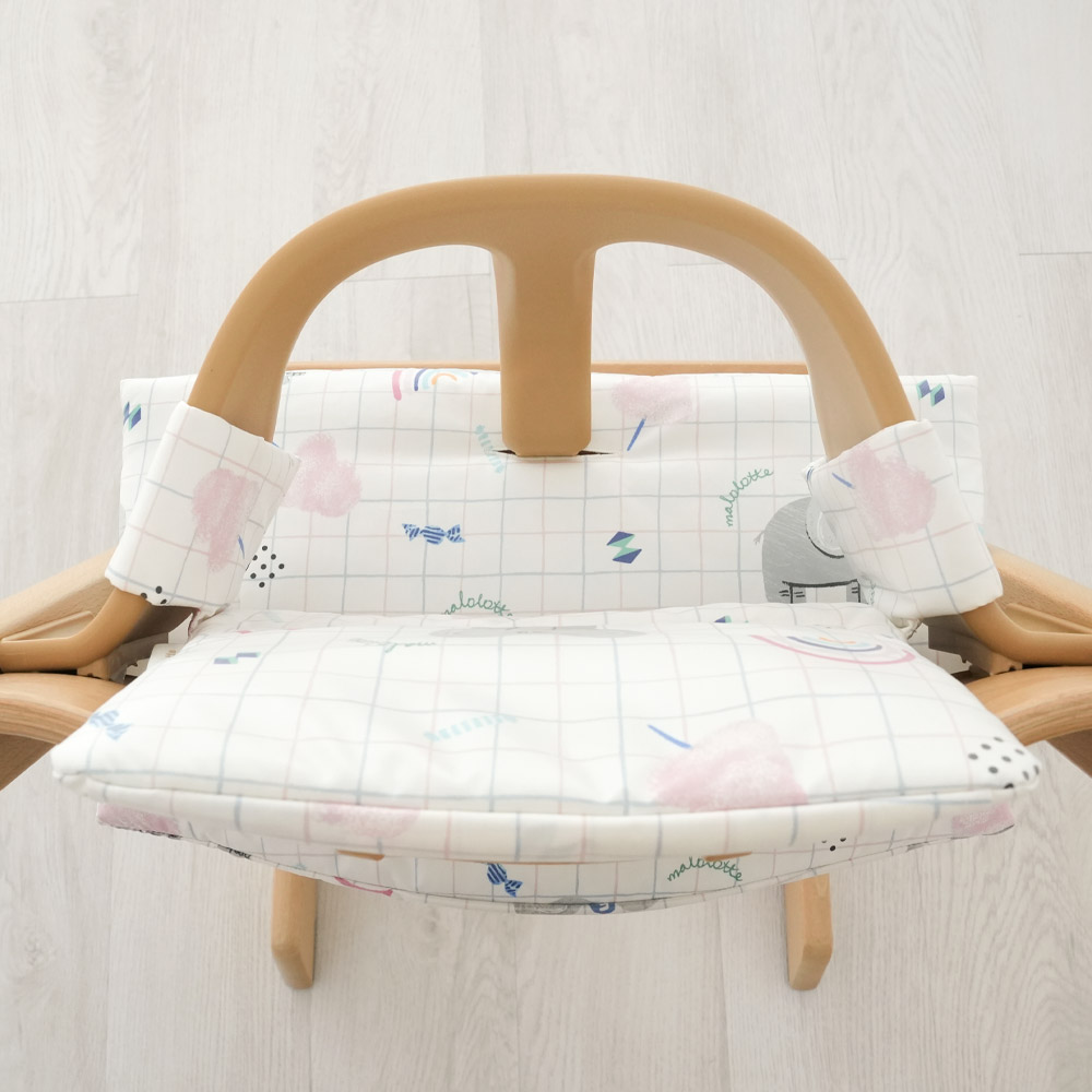 [호환] 마롤로뜨 엘마월드 트립트랩 쿠션 하네스 스토케 아기 식탁 의자 TPU 방수커버