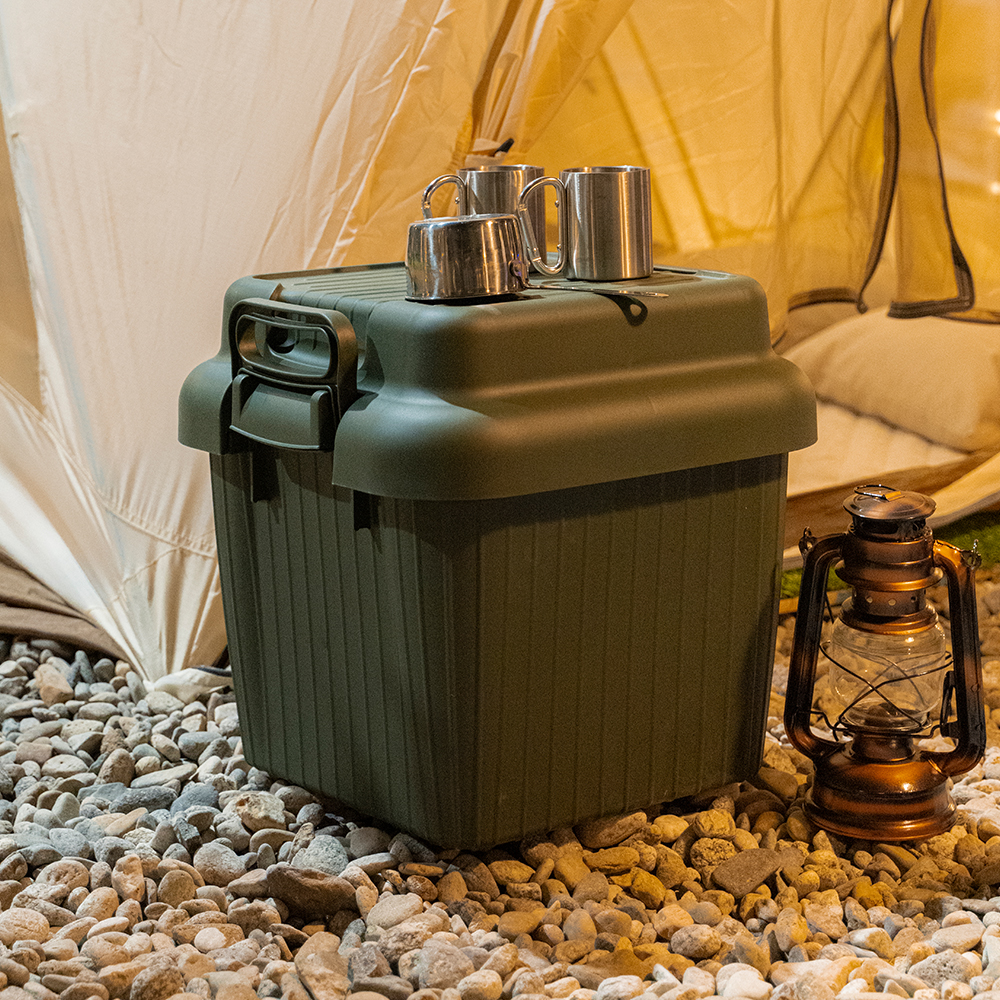 [도착보장] 트래블 캠핑 쿨러 보온 보냉 스티로폼 박스 낚시 차량용 아이스 박스 중형 1개