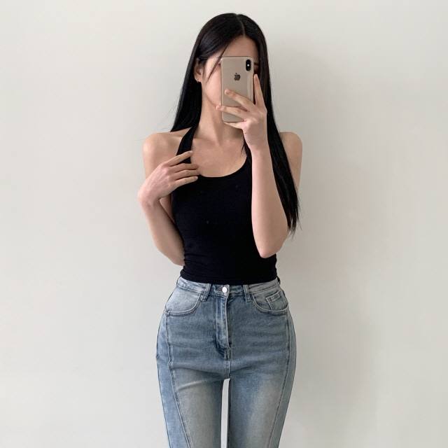[여름템/캡내장] 쭈닝 쫀쫀 데일리 홀터 나시 상세 이미지 13