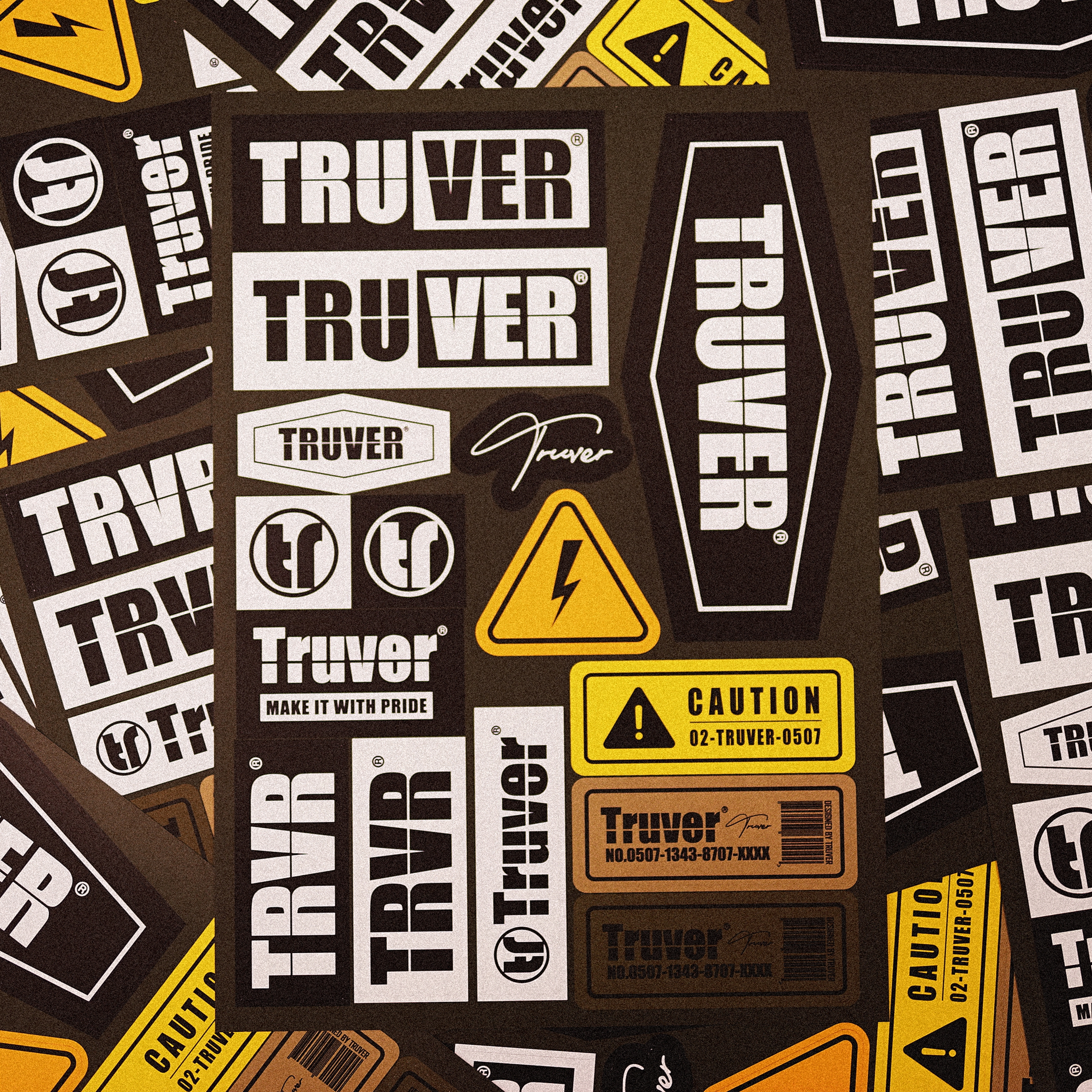 트루버 리무버블 캠핑 스티커