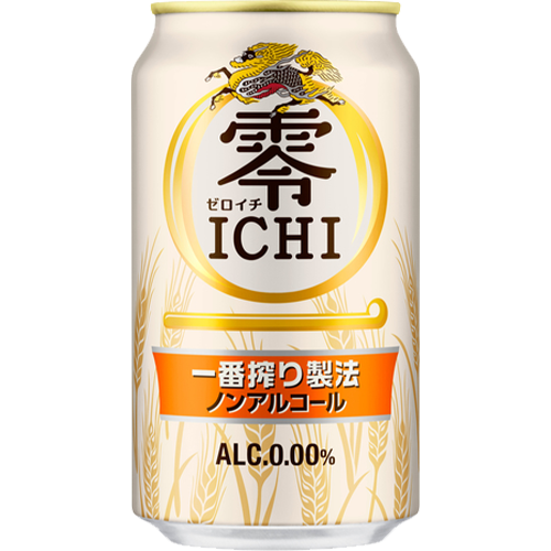 맥주 무알콜 논알콜 기린 제로이치 350ml - 메인 이미지