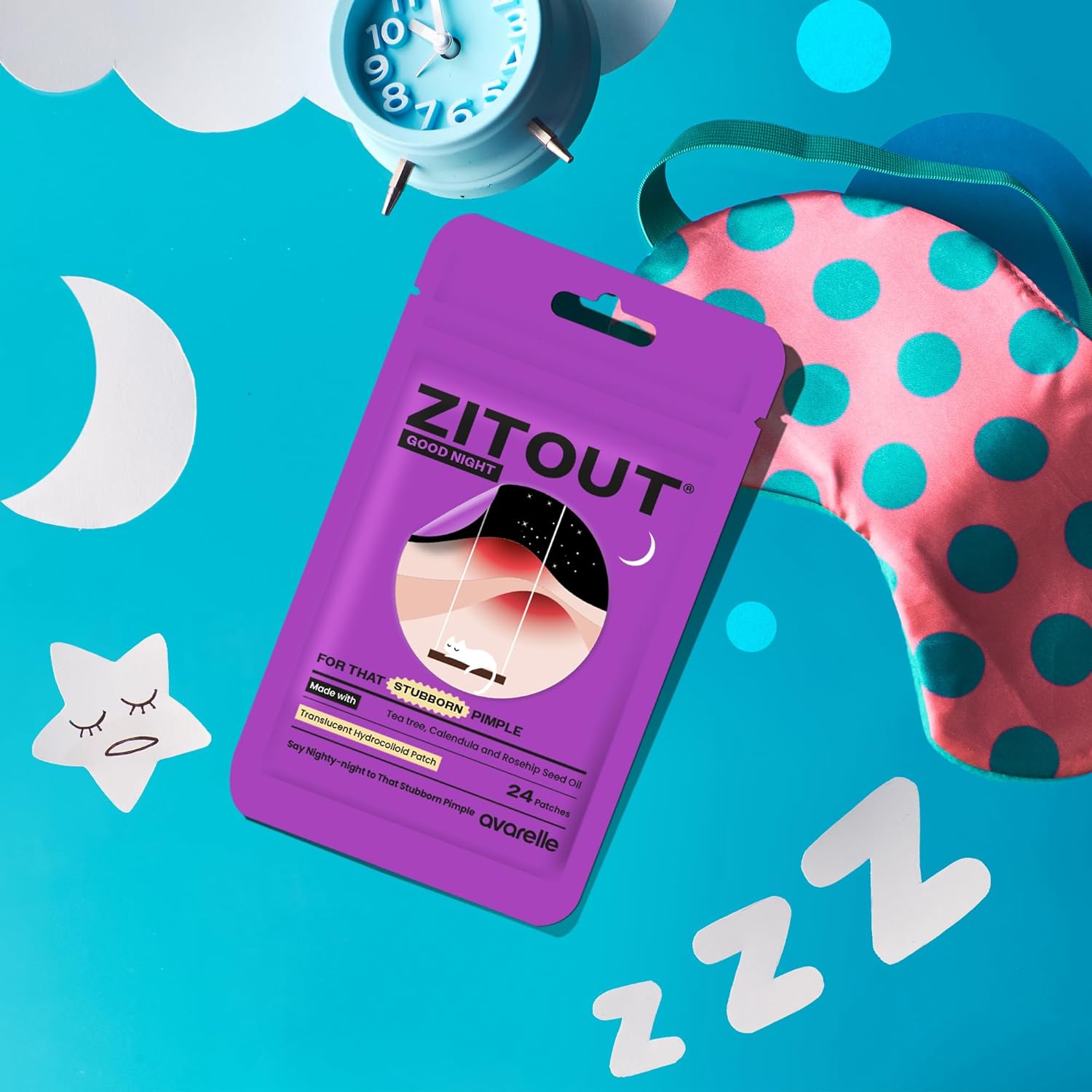 에버렐 짓아웃 AM+PM 스팟 패치 세트(소형 외출용 24매+밀착 수면용 24매) 생활방수 이미지 7