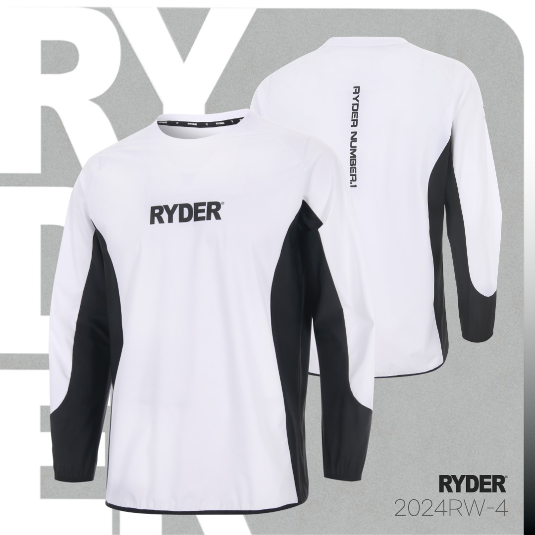 라이더 RYDER 2024RW-4 바람막이 남성/여성 맨투맨 경기복 배드민턴 복 탁구 스쿼시 스포츠의류 - 상품 이미지