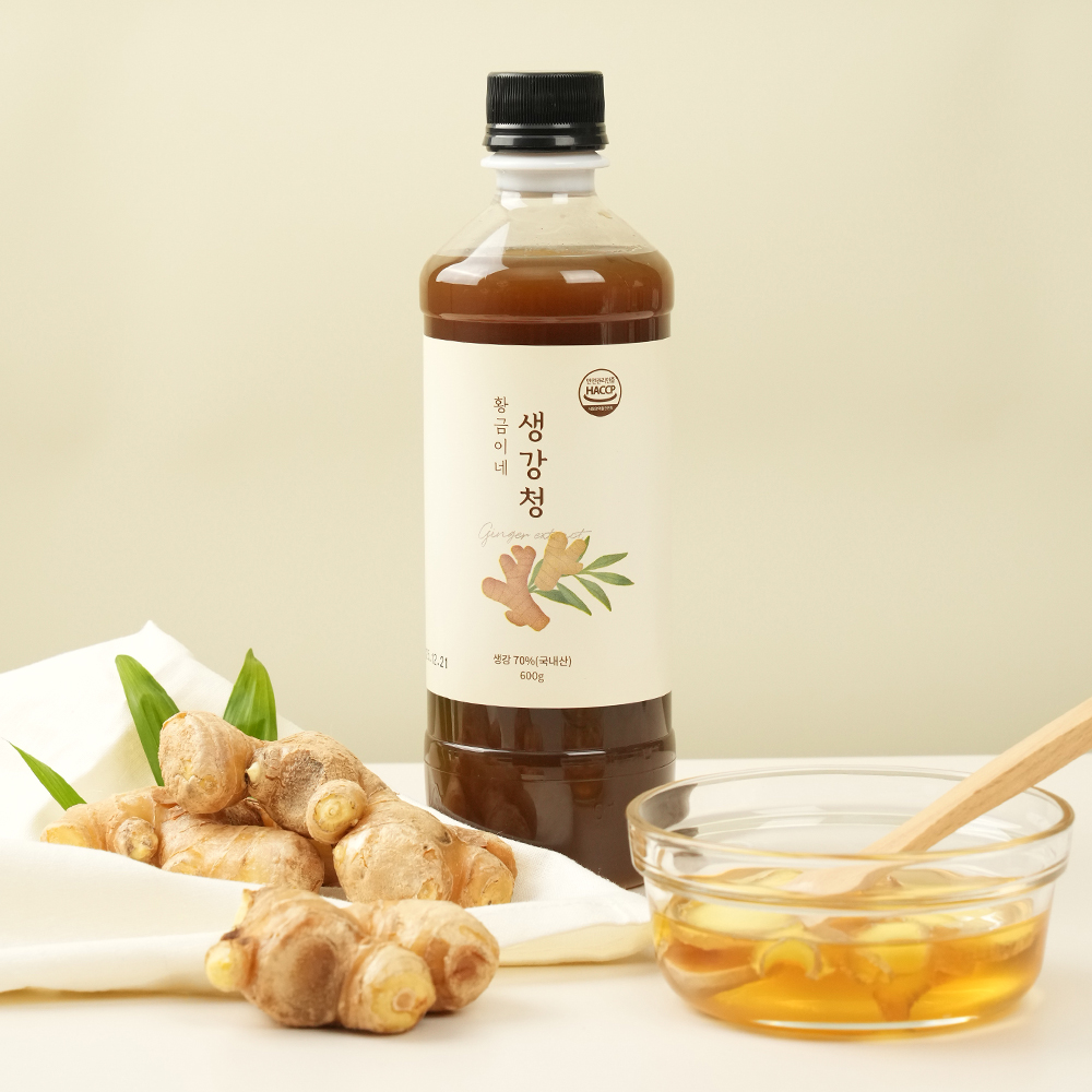 황금이네 생강청 생강차 생강진액 600g 엑기스