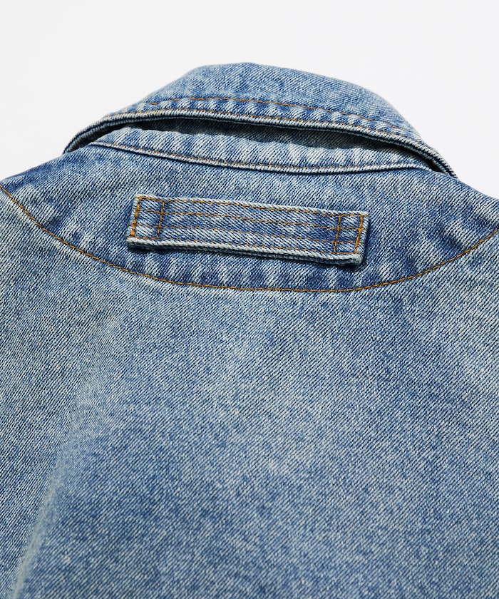 노티카 청자켓 크러쉬드 데님 블루종 재킷 Crushed Denim NAUTICA - 상세 이미지 2