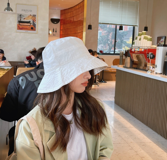 여성 벙거지 챙모자 햇빛 자외선차단 챙넓은 모자 데일리 바캉스 여행 버킷햇 상세 이미지 8