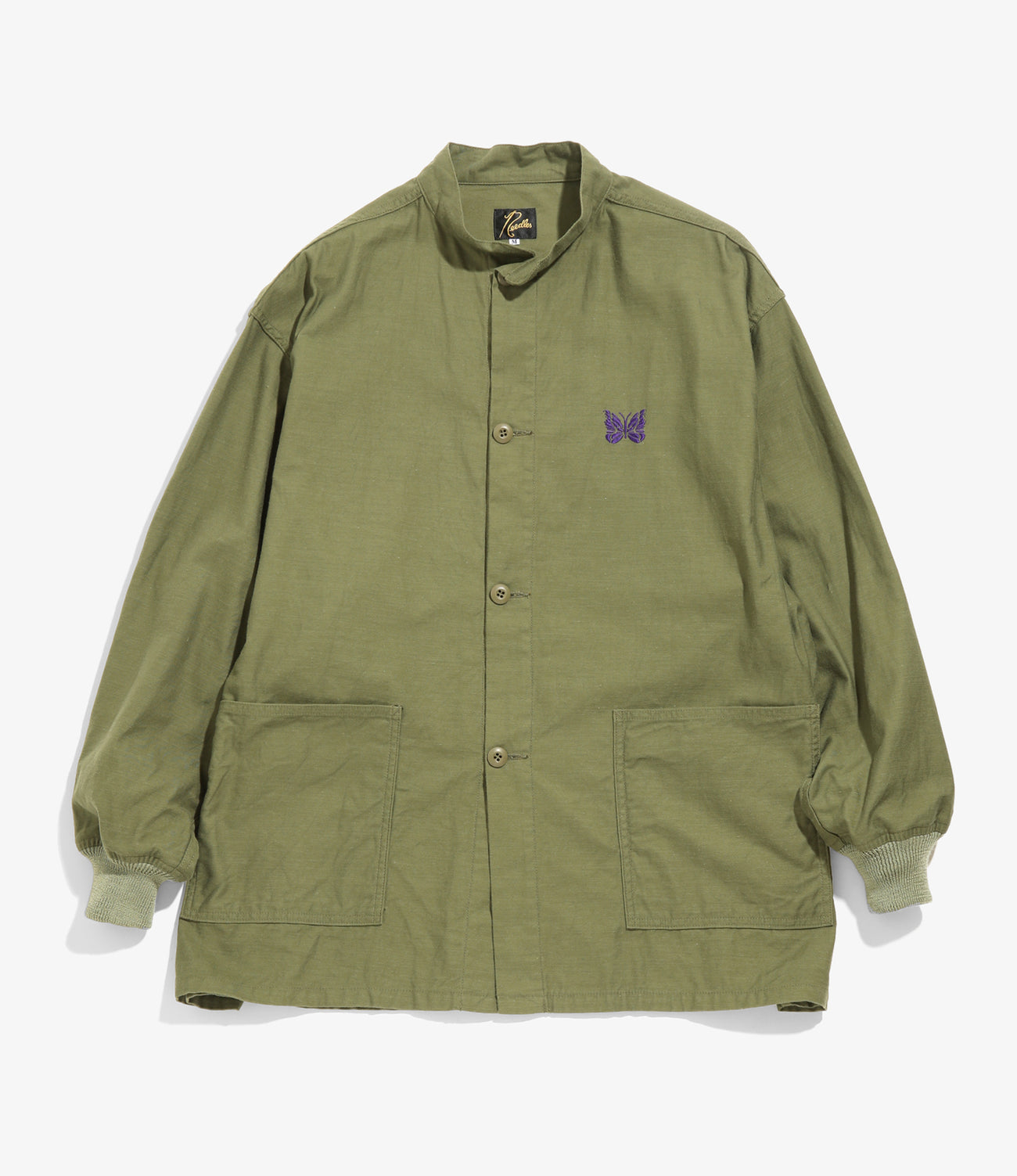 니들스 셔츠 S.C. ARMY BACK SATEEN 3컬러 OT180 NEEDLES - 상세 이미지 2