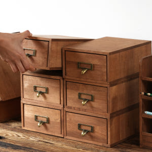 무디스워크 포터 원목 책상 1단 서랍함 미니서랍 데스크테리어 오거나이저 ... 실사용 후기 | 효과 있을까? - 상품 이미지 1