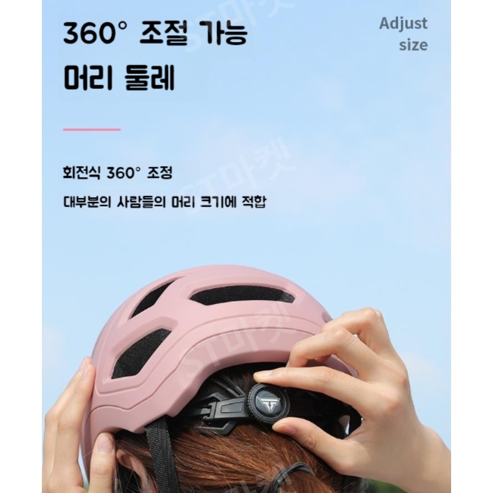 자전거 헬멧 여성 남성 올인원 통기성 맞춤 조정 산악 도로 헬멧 안전 헬멧 사이클링 장비 - 상세 이미지 2